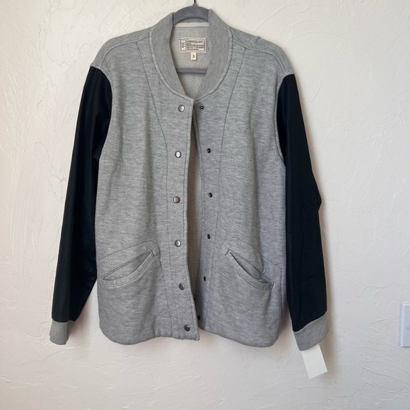 NWT Current/ElliottThe Classic Varsity jacket size 3 Large - Picture 2 of 8